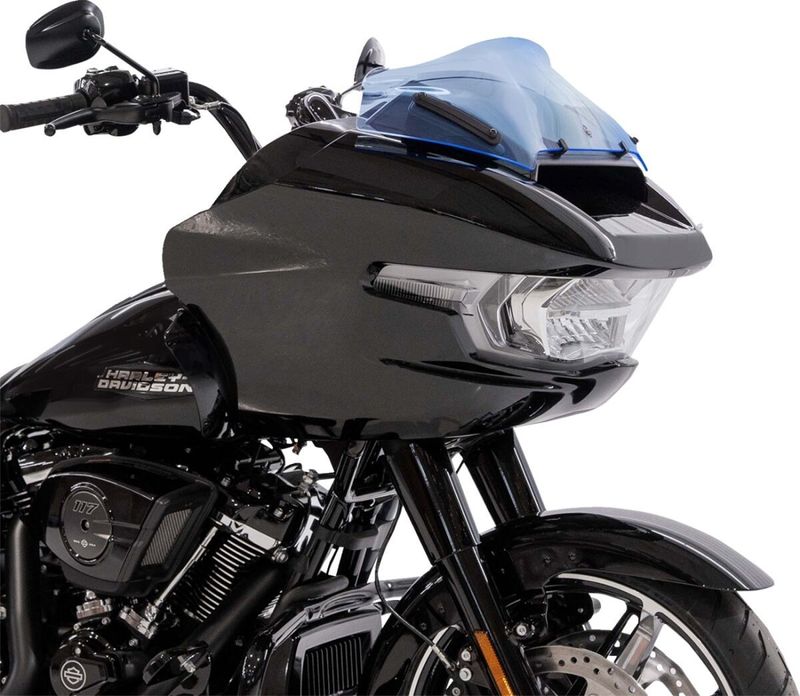 Vindruta Klock Werks Ice 8 Sport Touring 23-upp blå