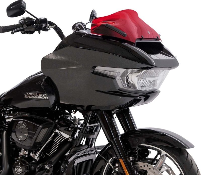 Vindruta Klock Werks Kolor 8 Sport Touring 23-upp röd