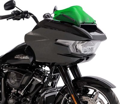Vindruta Klock Werks Kolor 8 Sport Touring 23-upp grön