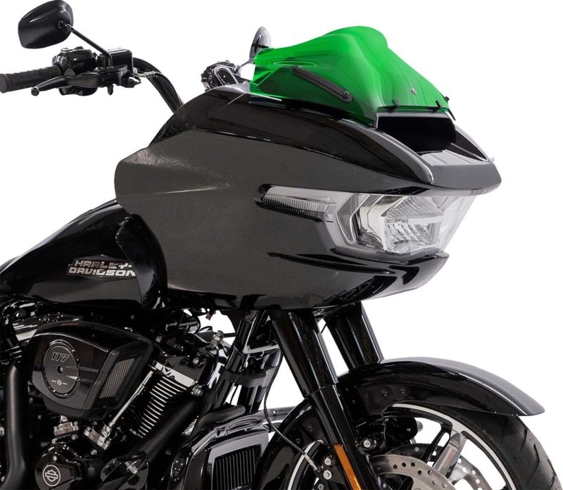 Vindruta Klock Werks Kolor 8 Sport Touring 23-upp grön