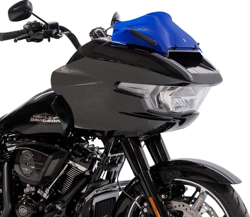 Vindruta Klock Werks Kolor 8 Sport Touring 23-upp blå