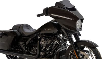 Vindruta Klock Werks Flh 6.5 Touring 23-upp svart