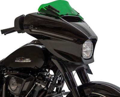 Vindruta Klock Werks Kolor Flh 6.5 Touring 23-upp grön