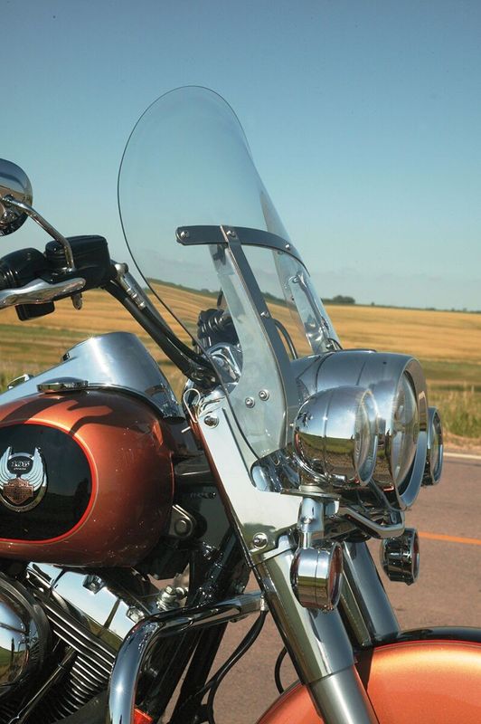 Vindruta Klock Werks Billboard klar H-D 94-upp