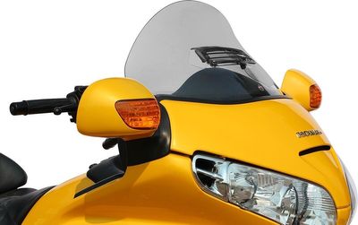 Vindruta Klock Werks Vented kort Honda 01-17 guld tonad