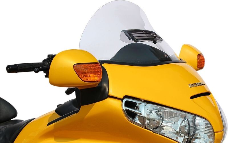 Vindruta Klock Werks Vented kort Honda 01-17 guld/klar