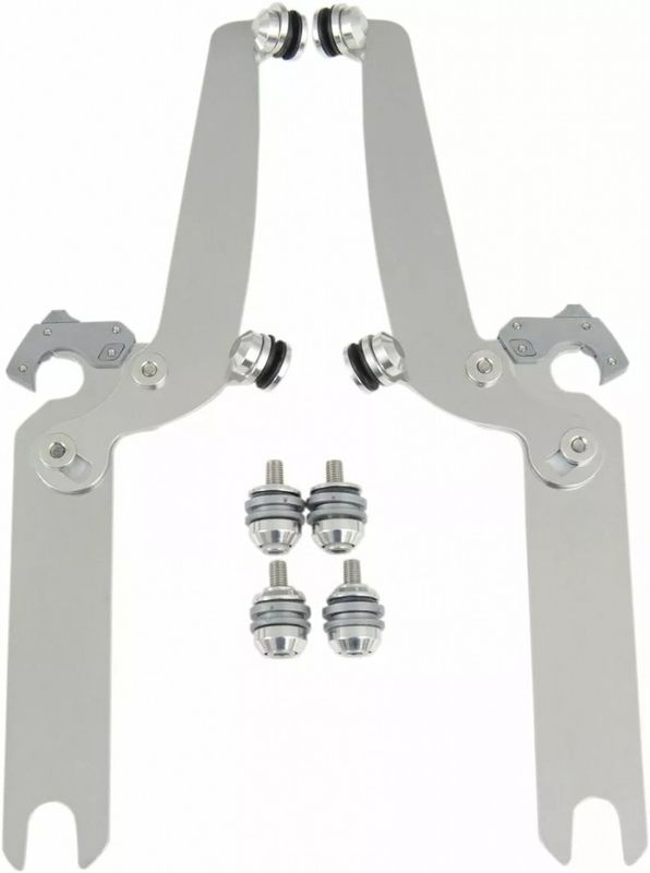 Monteringssats Memphis Shades Sportshield Trigger-Lock Covrd polerad Softail 86-17