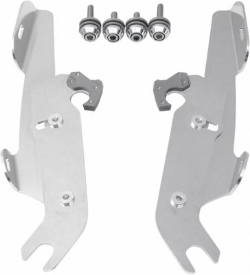 Monteringssats Memphis Shades Fats Trigger-Lock smal polerad Softail 86-17
