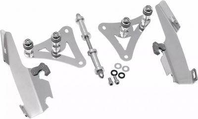 Monteringssats Memphis Shades Fats Trigger-Lock Springr smal polerad Softail 88-07
