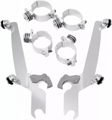 Monteringssats Memphis Shades Sportshield Trigger-Lock polerad Dyna 06-17, Softail 08-24