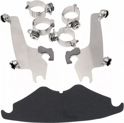 Monteringssats Memphis Shades Sportshield Trigger-Lock Vrod polerad V-Rod 02-11