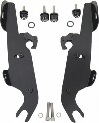 Monteringssats Memphis Shades Fats Trigger-Lock smal svart Softail 86-17