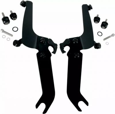 Monteringssats Memphis Shades Sportshield Trigger-Lock svart Softail 86-17 MEB8923