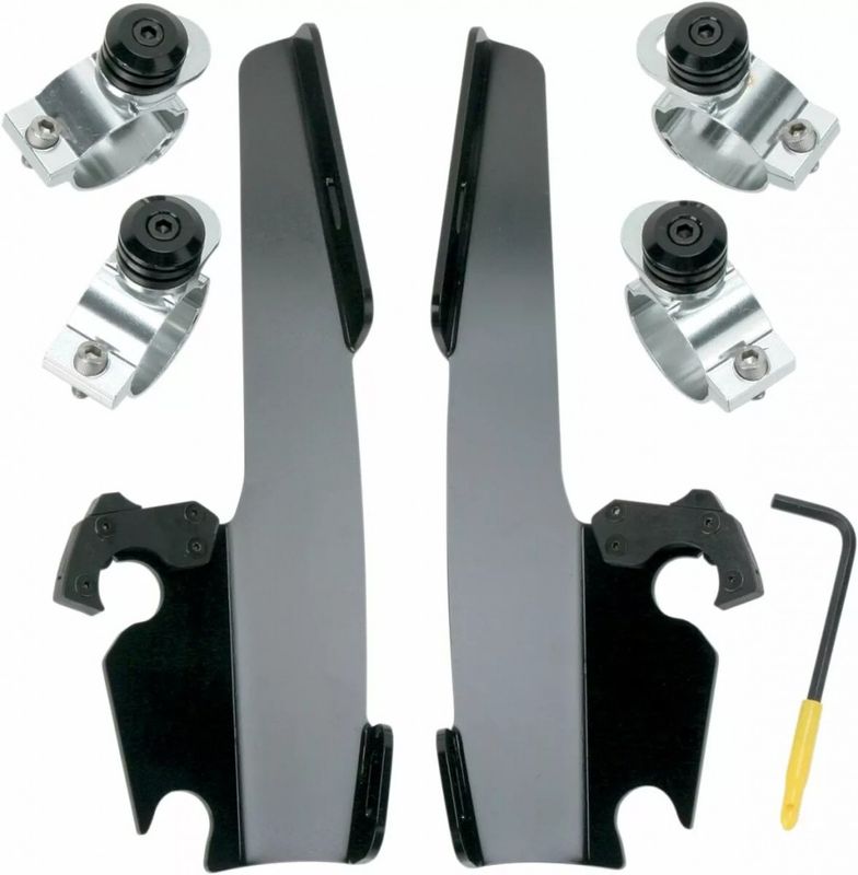 Monteringssats Memphis Shades Fats Trigger-Lock smal svart H-D 72-22