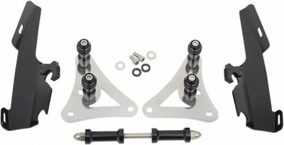 Monteringssats Memphis Shades Fats Trigger-Lock smal svart Softail 88-07
