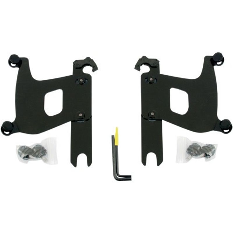 Monteringssats Memphis Shades Trigger-Lock Softail 86-17 svart