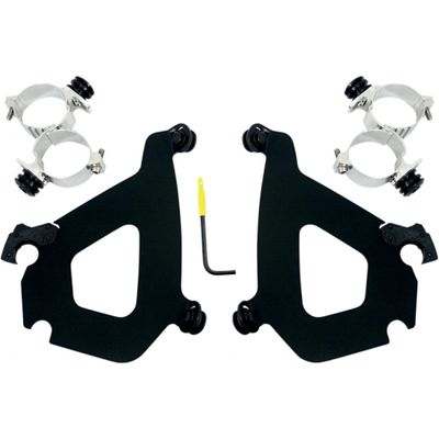 Monteringssats Memphis Shades Trigger-Lock svart V-Rod 07-11