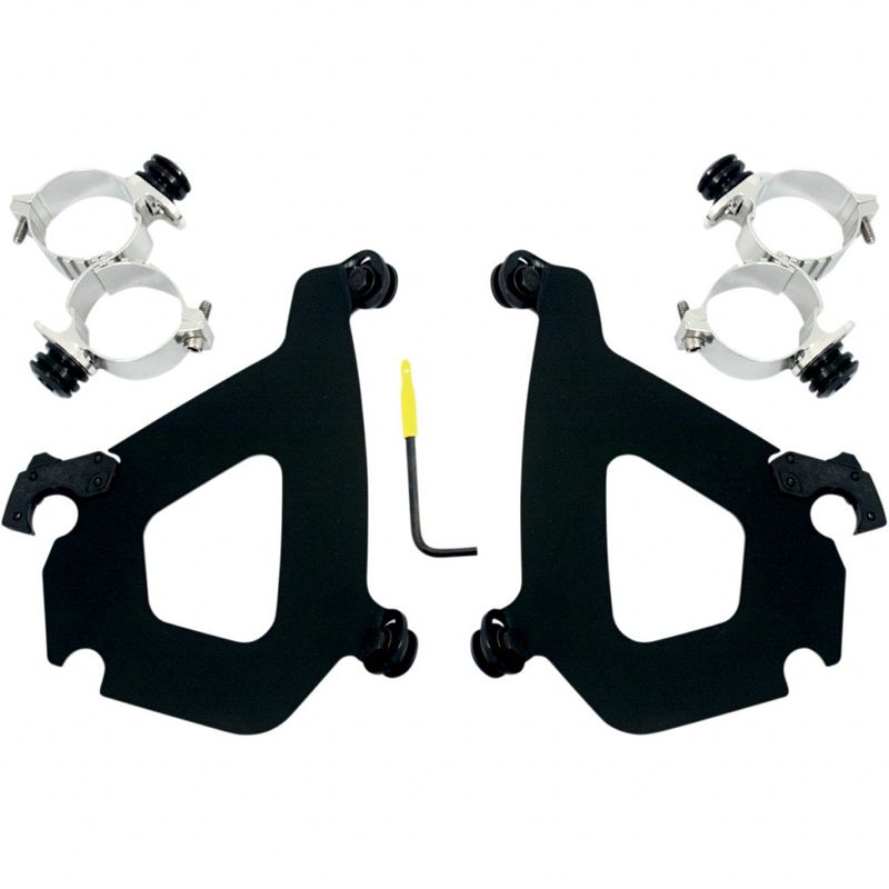 Monteringssats Memphis Shades Trigger-Lock svart V-Rod 07-11