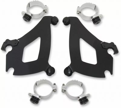 Monteringssats Memphis Shades Trigger-Lock svart Softail 13-17