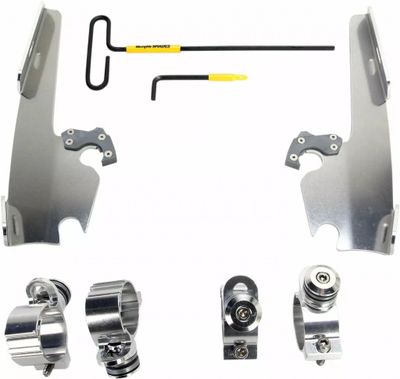 Monteringssats Memphis Shades Fats Trigger-Lock XL12C smal polerad Sportster 11-19