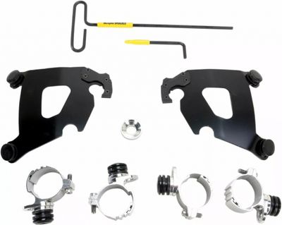 Monteringssats Memphis Shades Trigger-Lock Cafe svart Sportster 11-19