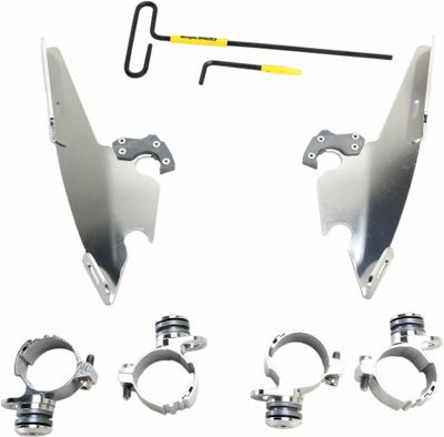 Monteringssats Memphis Shades Fats Trigger-Lock XL883L smal polerad Sportster 11-19