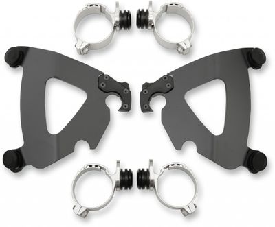 Monteringssats Memphis Shades Warrior Trigger-Lock svart Dyna 06-17, Softail 13-17