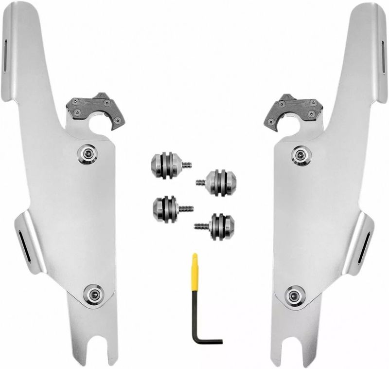 Monteringssats Memphis Shades Fats Trigger-Lock Flfb smal Softail 18-24 polerad