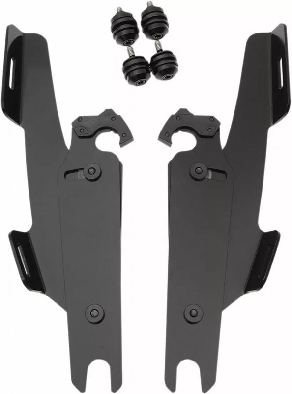 Monteringssats Memphis Shades Fats Trigger-Lock Flfb smal Softail 18-24 svart