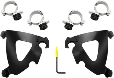 Monteringssats Memphis Shades Warrior Trigger-Lock röd svart Indian 15-24