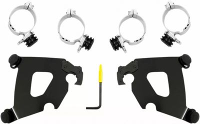 Monteringssats Memphis Shades Trigger-Lock Cafe svart Softail 18-21