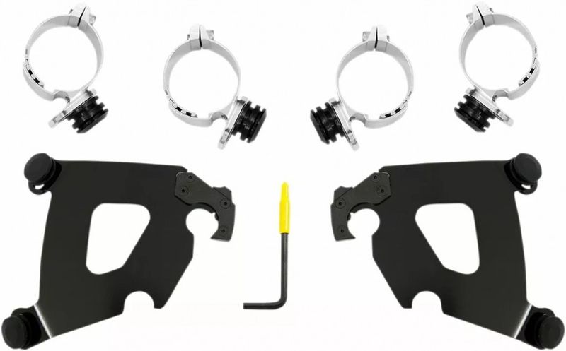 Monteringssats Memphis Shades Trigger-Lock Cafe svart Softail 18-21