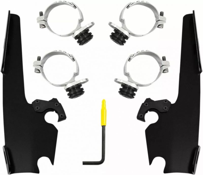 Monteringssats Memphis Shades Trigger-Lock svart Softail 18-20