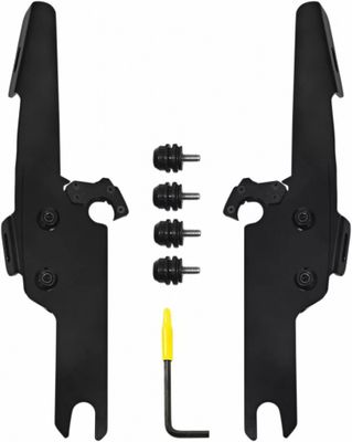 Monteringssats Memphis Shades Fats Trigger-Lock smal svart Touring 04-24