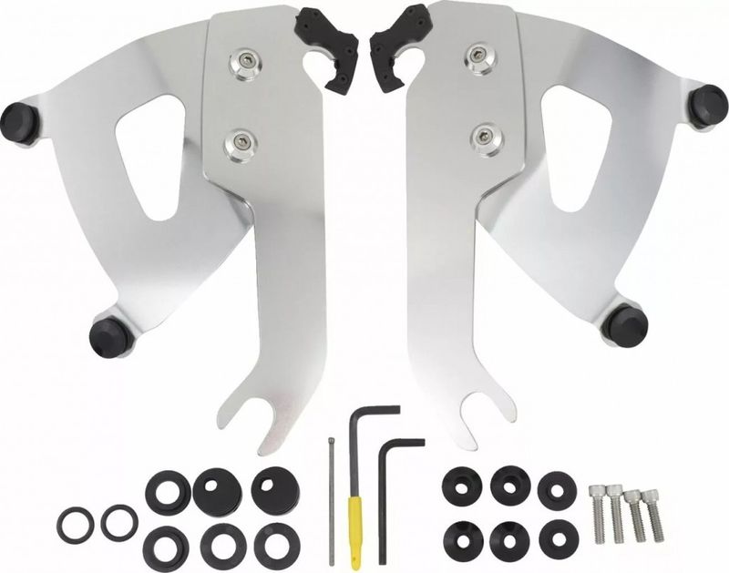 Monteringssats Memphis Shades Warrior Trigger-Lock Softail 18-21 röd polerad