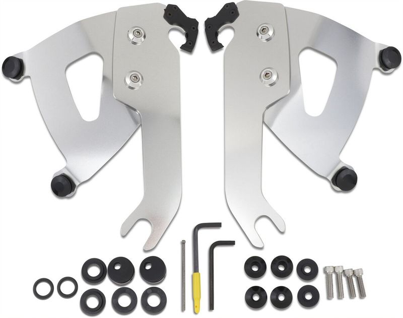 Monteringssats Memphis Shades Warrior Trigger-Lock Softail 18-21 röd polerad