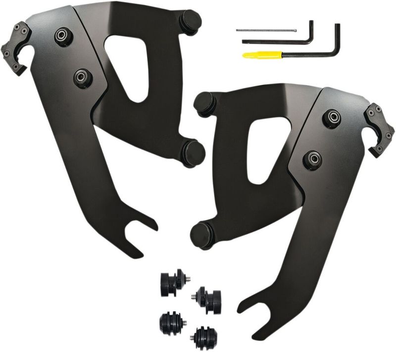 Monteringssats Memphis Shades Warrior Trigger-Lock Softail 18-21 röd/svart