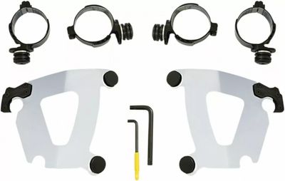 Monteringssats Memphis Shades Warrior Trigger-Lock Softail 18-23 röd polerad