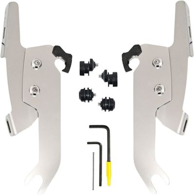 Monteringssats Memphis Shades Fats Trigger-Lock smal Softail 18-21 polerad
