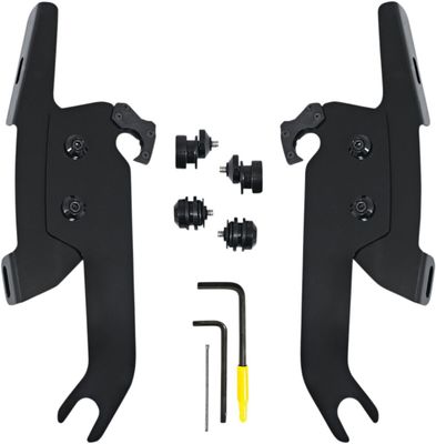 Monteringssats Memphis Shades Fats Trigger-Lock smal Softail 18-21 svart
