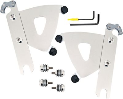Monteringssats Memphis Shades Warrior Trigger-Lock Softail 86-17 röd polerad