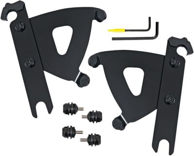 Monteringssats Memphis Shades Warrior Trigger-Lock Softail 86-17 röd/svart