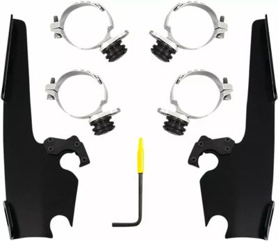 Monteringssats Memphis Shades Fats Trigger-Lock smal Sportster 16-22 svart