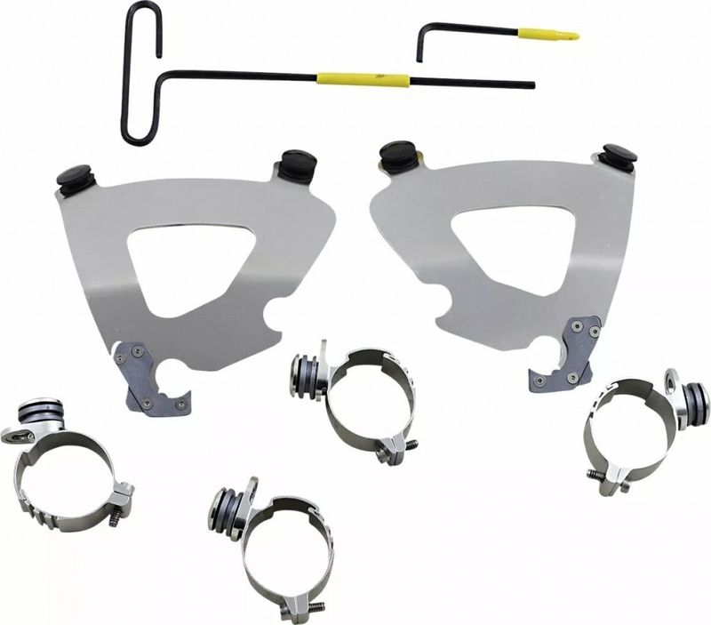 Monteringssats Memphis Shades Gauntlet Trigger-Lock Sportster 16-22 polerad