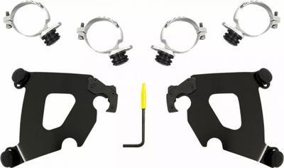 Monteringssats Memphis Shades Trigger-Lock svart Sportster 16-22