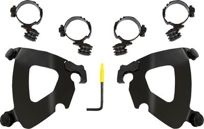Monteringssats Memphis Shades Gauntlet Trigger-Lock svart Honda Rebel / Rebel DCT 21-24