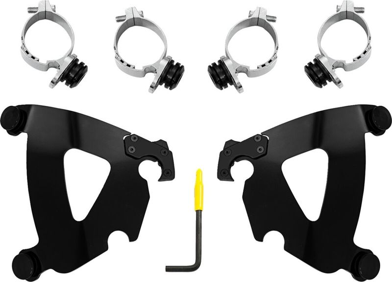 Monteringssats Memphis Shades Warrior Trigger-Lock röd svart