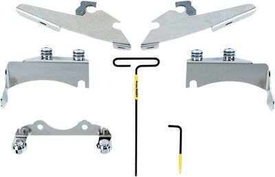 Monteringssats Memphis Shades Trigger-Lock Fats/slim VUL900 polerad Kawasaki 06-upp
