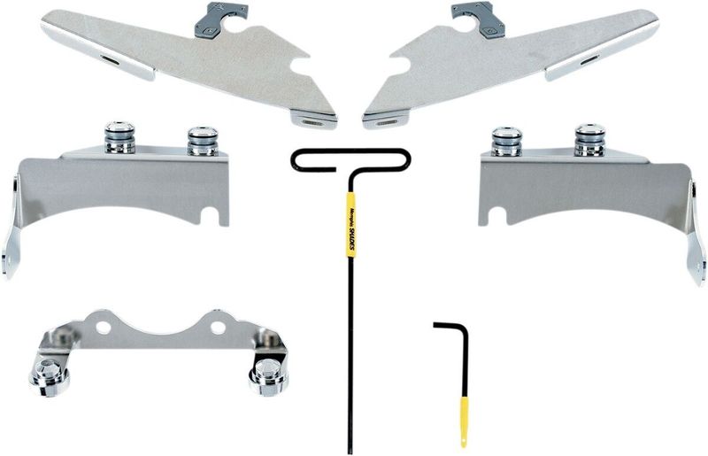 Monteringssats Memphis Shades Trigger-Lock Fats/slim VUL900 polerad Kawasaki 06-upp