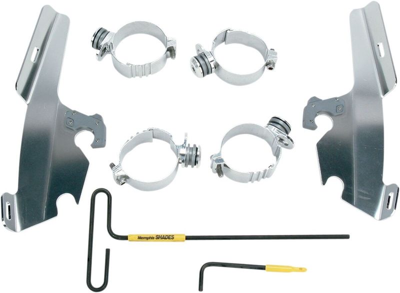 Monteringssats Memphis Shades Trigger-Lock polerad Honda 97-08